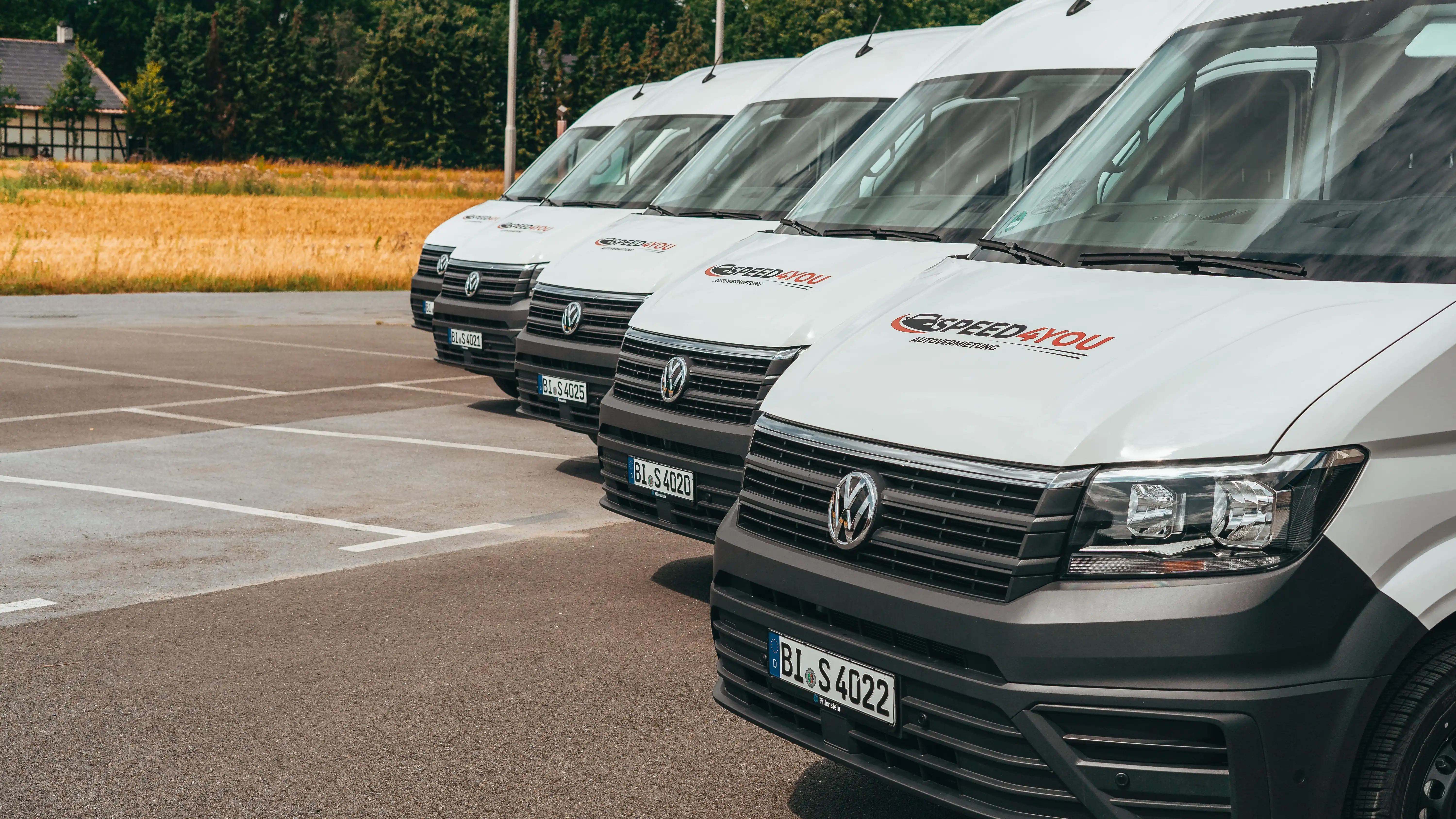 Speed4you Flotte aufgereiht